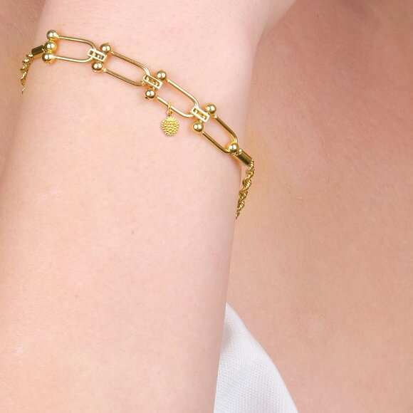 Solid 10k Gold Raspberry Charm - Summer Jewelry Gifts for Her - Picture 2 of 5